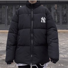 MLB NY 레저 따뜻하다 루즈핏 다운 면 외투 남녀 K029