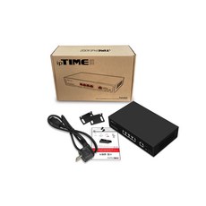 PoE4002 기가 PoE 4포트 1SFP 1RJ-45 스위칭허브 65W 지원 VLAN지원