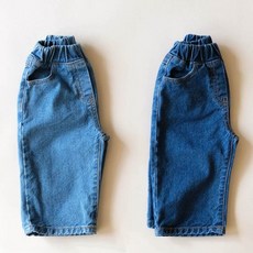 겨울 아기 아동 여아 남아 릴렉스 기모진 유아 주니어 청바지