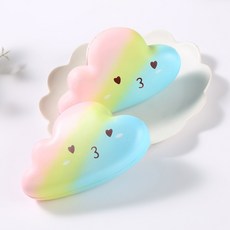 Kawaii pu squishy 구름 감압 완구 어린이 squishies 만화 돌고래 스트레스 릴리프 장난감 squishy 부드러운 구름 완구, 다색