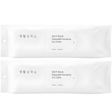 생활공작소 정전기 청소포 60매, 2개
