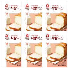 백설 식빵 믹스, 760g, 6개