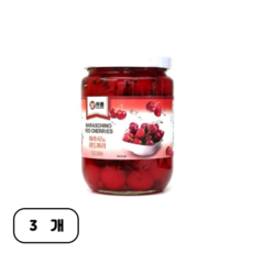화풍 마라시노 레드체리(꼭지있음) 375g 체리, 3개