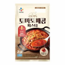 CJ 국물가득 토마토매콤 파스타, 3개, 632.2g