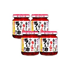 약간매운 라유 110g x 4개 모모야 일본 교자 라멘 소스