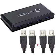 Chenyang CY USB 3.0 Switch Selector 2 Port PCs Sharing 4 Devices KVM C, 상세내용참조