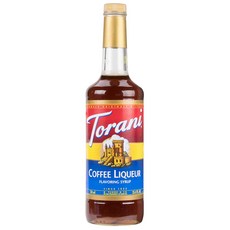Torani Coffee Liqueur Flavoring Syrup 25.4 Fl. Oz. 750 mL 토 라니 커피 리큐어 맛 시럽 751.2ml. 750ml, 1