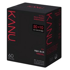 카누 마일드 로스트 아메리카노 원두커피믹스, 1.6g, 60개입, 1개 1.6g, 60개입, 1개