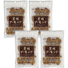 가키노하나 오키나와 흑당 일본 흑설탕 아몬드 90g x 4개