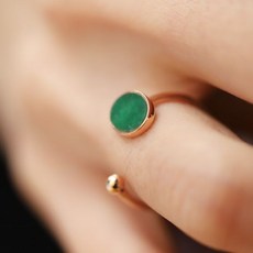 14k호주비취반지