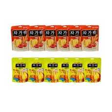 자가비 스낵 45g x 6p + 자가비 케첩맛 스낵 45g x 6p, 1세트