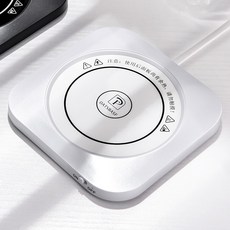 보온컵 usb온도유지55도 스마트 머그워머 히팅코스터, 화이트