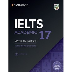 IELTS 17 Academic:with Answers, Cambridge