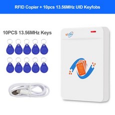 복사기 키 카드 RFID 리더 라이터 125KHz 1356MHz USB 프로그래머 fobs UID T5577 재기록 가능 지원 NFC 휴대폰손목밴드