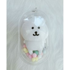 농담곰 빅 가챠 파우치 키링 인형 케이스, 1개