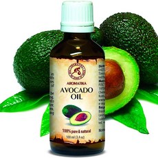 [미국 직구] 아로마티카 Aromatika 100 % 순수 알로에 베라 아로마 테라피 아보카도 오일 100 ml, 1팩, 100ml