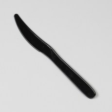생활을그리다 일회용 나이프 16.8cm 벌크포장 블랙, 3세트, 500개