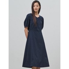 빈폴레이디스 나일론 혼방 V넥 퍼프 원피스 - 네이비 BF4471C05R