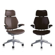 휴먼스케일 프리덤 헤드레스트 레더 체어 TICINO, Miso