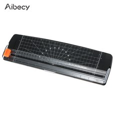 라미무역 해외배송 Aibecy 휴대용 종이 트리머 A4 크기 종이 커터 절단기 공예 종이 사진 적층 용지에 대한 12 인치 절단 너비