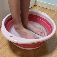 특대 폴딩세차바스켓 화장실청소대야 접이식 운동화빨래대야, 특대형, 1개