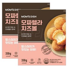 맘스터치 모짜렐라 치즈볼 350gx2팩, 2개, 350g