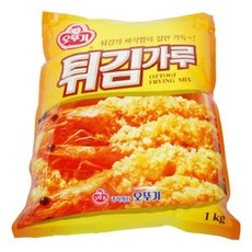 오뚜기 튀김가루 1kg 식품 > 가루/조미료/향신료 가루 밀가루/부침/튀김/빵가루, 1