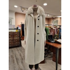 BCBG 세렌 라쿤COAT A2WBH833 14 [CREAM]