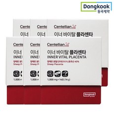 [동국제약] S 양태반 이너바이탈 플라센타(1000mgX14포) 6박스(12주분) / 병, 상세 설명 참조, 상세 설명 참조