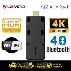 TV스틱 LEMFO ATV 안드로이드 100 스마트 TV 스틱 칩셋 2023 음성 어시스턴트 H313 4K 8K WIFI6 2GB RAM 16GB ROM BT40 PK H20 To, 1.2G 8G - 디빅스리모컨