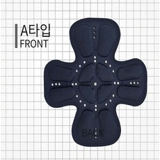 MOVA 충격분산 헬멧내피 라이더 현장안전모 내피, A타입(정수리 보호), 블랙