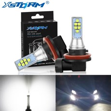2 pcs h11 h8 led 전구 9005 hb3 9006 hb4 h16 5202 ps x 24 w led 자동차 안개 빛 1400lm 6000 k 화이트 12 v 24 v 자동 램프 전구, 1개, H16 (JP)