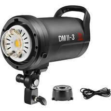 DMII5 500W 스튜디오 플래시 5500K±200K GN72 2.4G 무선 스트로브 라이트 몬라이트 15W LED 모델링 , 보웬스 마운트 0.11.9S 재활용 시간 이지캡, DMII-3, DMII-3