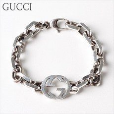 구찌쥬얼리 YBA627068001 GUCCI 인터락킹 G 실버팔찌