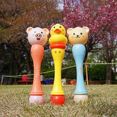새지않는 애니멀 자동 버블스틱 동물 LED 멜로디 비눗방울 비누방울 봉 버블건 리필 용액, 01_곰 자동 비눗방울