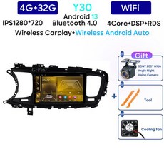 카플레이 안드로이드 오토 올인원 13 기아 옵티마 3 K5 TF 2010 2015 내비게이션 GPS 화면 5G HDR 캠, 2) 4G 32G CAM