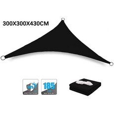 블랙 코팅 타프 캠핑 그늘막 어닝 스크린 여름 자외선차단 선쉐이드 천막 야외, BLACK 300X300X430cm