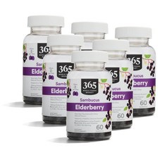 365홀푸드마켓 삼부커스 엘더베리 젤리 Sambucus Elderberry gummy, 6개