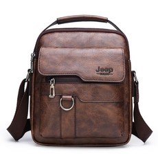 JEEP BULUO 럭셔리 브랜드 남성 크로스 바디 메신저 가방 비즈니스 캐주얼 핸드백 남성 PU 어깨에 매는 가방 대용량