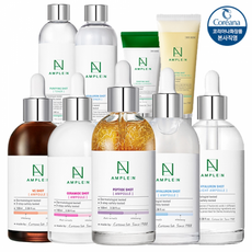 [1+1]앰플엔 인기상품 모음전 / UP TO 80% + 샘플5매, 퓨리파잉샷 필링젤 100ml + 클렌징폼 150ml