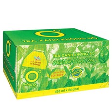 베트남음료 넘버원 레몬그린티 455mlx24ea(1박스) GREEN TEA 아시아마트, 24개, 455ml
