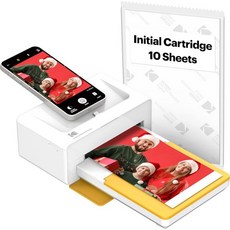 코닥 Kodak Dock Plus 4x6 인스턴트 포토 프린터 80매, Printer + 10 Sheets