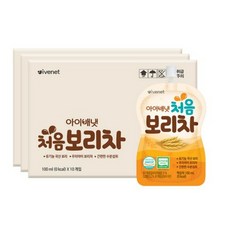 아이배냇 유아용 처음 보리차, 1000ml, 9개