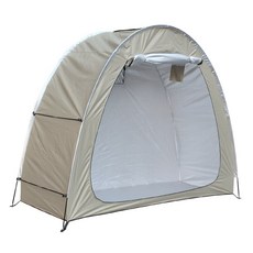 휴대용 쉘터텐트 자전거 바이트 퀵보드 보관 캠핑 장박 짐보관 간이 창고 소형 텐트, 휴대용 쉘터텐트 (카키베이지)