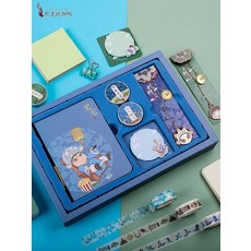 북마크 신상품출시 고궁 문화창작 상품 중국스타일 아이디어 희곡 경극 페이스북, T15-즉시 천하--복주머니 스티커 도장 세트