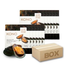 그린홍합 S사이즈 800g x12팩 1박스 뉴질랜드 그린뮤셀 냉동, 12개