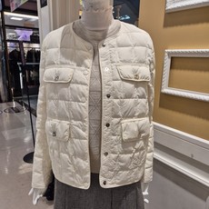 BCBG 라운드 넥 다운 점퍼_ B4D9Y961 99 [BLACK]