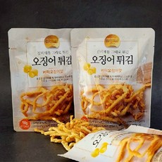 오징어튀김 버터오징어맛 50g x 6봉_진미채튀김 간식 영화관 맥주안주, 6개