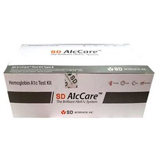 [SD] 당화혈색소 측정기 A1cCARE 시험지(측정지) 1BOX(20개입), 1개