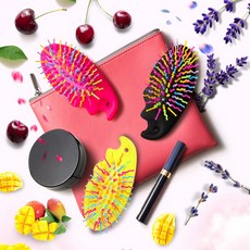 [아이캔디] 레인보우 젤리팝 퍼퓸 헤어브러쉬 1EA (프렌치라벤더 블랙체리 망고)